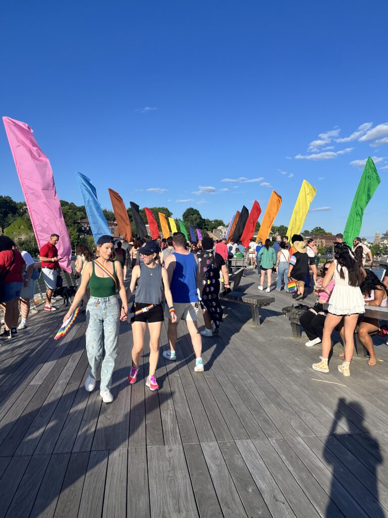 Pride day in Providence Rhode Island